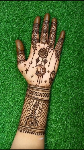 Eid special Easy Moon mehndi design | mehandi ka design | mehndi designs | mehndi ke designs