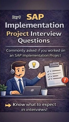 SAP Implementation Interview Questions You MUST Prepare! 🔥 #sapsd #sapconsultant