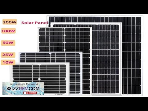 XINPUGUANG Rigid Glass Solar Panel Monocrystalline 10W 25W 50W 100W 200w Power