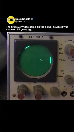 The First Ever Video Game On The Actual Device It Was Made On 57 Years Ago