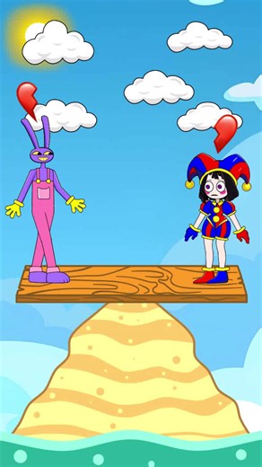 TV Family helped Jax and Pomni Emotional Story #animation #digitalcircus #cartoon | Yellow Friendly Jack