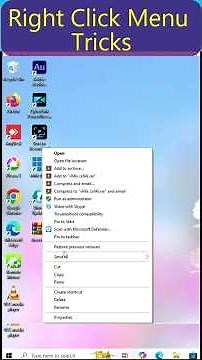 How to Remove Right Click Menu Item in windows 10, windows 11 | Context Menu Tricks