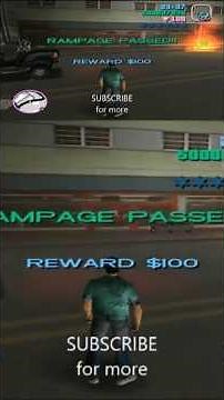 2 Minute Challenge 😱 Defeat 40 Enemies | GTA Vice City #Shorts