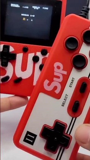 Sup Retro Game Box Console Handheld Dual Controller 400 In 1 Games