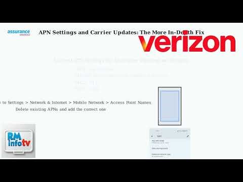 How To Fix Assurance Wireless “Cellular Network Not Available” – Signal, APN & Carrier Settings
