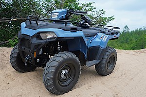 Test Ride: Putting the 2021 Polaris Sportsman 450 H.O. ATV Through Its Paces in Northern Michigan