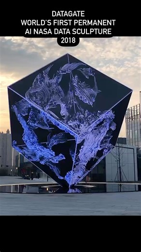 6.4K views · 102 reactions | “We already made it” series :) DATA GATE _ World’s First Permanent Nasa AI Astronomical Research Data Sculpture NASA’s Kepler Data Sets: 9.6 Years in Space_2662 Planets confirmed_61 Supernovae Documented_530,506 Stars observed #kepler #nasa #ai #python #publicart #datagate | Ouchhh | Facebook