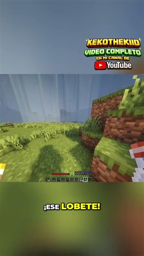 ¡Ese lobete! 🐺 #Minecraft #ChunksBloqueados #MinecraftChallenge #Gaming #Mods