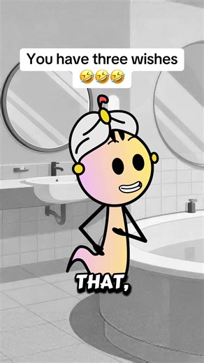 You have three wishes #fyp #tiktokusa🇺🇸 #tiktok #funny #animation | animation