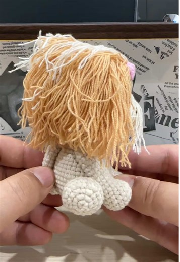 So cute crochet dog 🐶 #crochetideas #crochettiktok #handmade #crochetersoftiktok #crochet