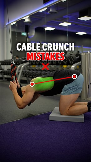 Andrew Kwong on Instagram: "❌ FIX Your Cable Crunch Mistakes! Mistake #1 — Misaligned rope and forearms When your forearms angle away from the rope, tension shifts to your triceps, which can fatigue and cause you to lose grip before your abs are fully worked. 👉 Instead: keep your forearms in a straight line with the rope throughout the movement as best as you can. Mistake #2 — Keeping your back straight A key function of your abs is spinal flexion (crunching). If your torso stays straight, your