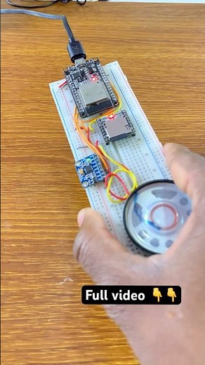 DIY ESP32 Project using MPU6050 and DFPlayer Mini #esp32 #electronics #engineering