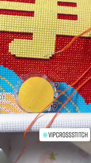 Thread Wax Function in Cross Stitch Embroidery