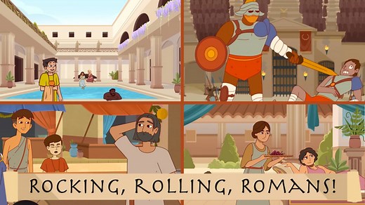 KS2 History - The Romans. Song: 'Rocking, rolling, Romans!'