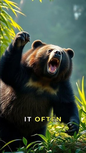 What Makes The Sloth Bear So Dangerous? #SlothBear #WildlifeConservation