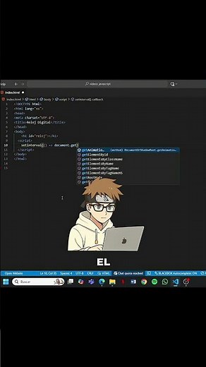 Cómo crear un reloj digital en tu web #javascript #programacion #desarrolloweb #programador