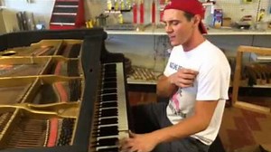 Jacob Tolliver Pounds The Piano In An Ohio Hardware Store