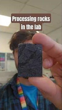 How do you turn a slab of rock into a thin section for microscope analysis? #science #geology #rock