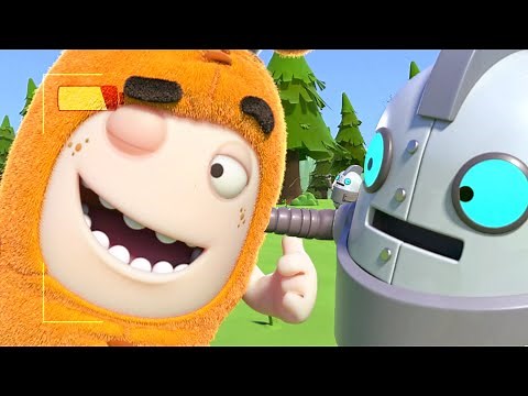 Oddbods Slick and His Robo Buddy | Funny Cartoon For Kids @OddbodsAndFriends