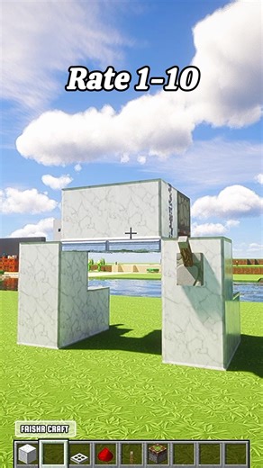 Garage Door Tutorial! #shorts #minecraft