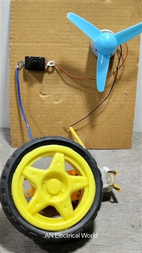 Energy Conversion | Generate Electricity | BO DC Motor #techshorts