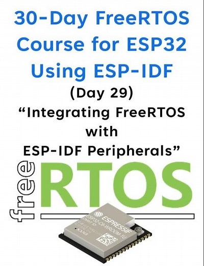Day 29 – Integrating FreeRTOS with ESP IDF Peripherals