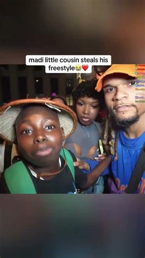 madi little cousin steals his freestyle #rakai #madi2hottyy #fyp #viral