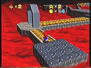 Super Mario 64 beta showfloor gameplay walkthrough (1995)