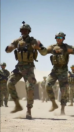 Epic Hip-Hop American Soldiers! 🔥 Dance in Military Camp Daytime