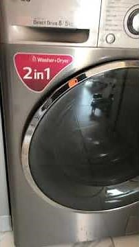 LG direct drive 8/5kg washer and dryer
