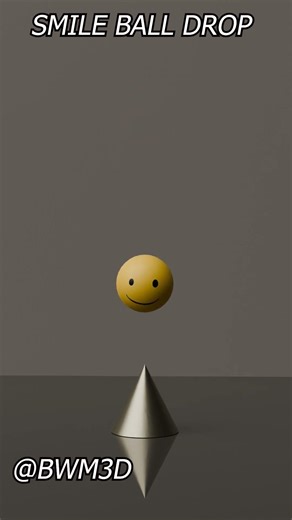 Different Balls Drop on Cone! ⚾😄🎱 | Baseball vs Smile Ball vs Pool Ball | Satisfying Animation