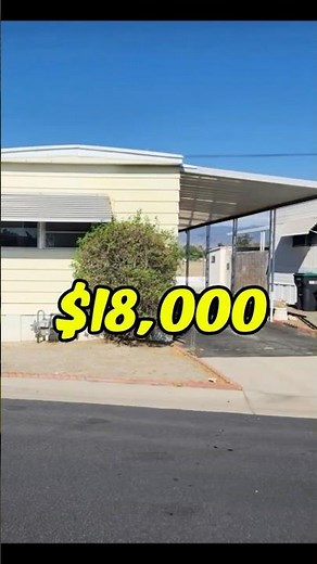 $18,000 California Mobile Home 55+ Community Retirement Opportunity with Pool