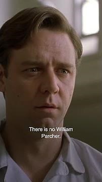 “There is no conspiracy. It’s in your mind." | A Beautiful Mind