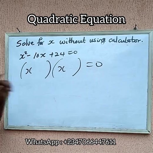 3K views · 48 reactions | The fastest way to solve a Quadratic equation #goviral #algebra #maths | Physics & Mathematics lovers | Facebook