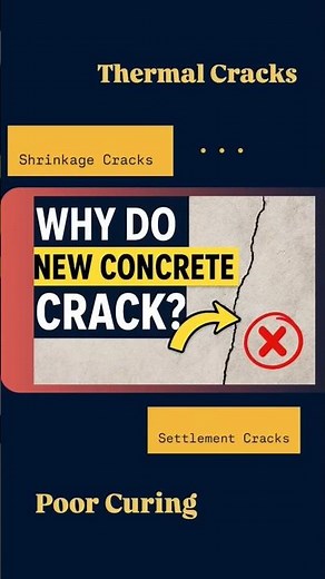 Why cracks appear in NEW concrete? Shocking truth!