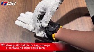 Magnetic Storage Organizer Tool Holder, Magnetic Tool Holder Strip, 6-Pack Magnetic Tool Bar,1-Pack Wrist Magnetic Holder for Garage,Shop and Kitchen | Garage Wall Mount Rack- Mounting Screws Included