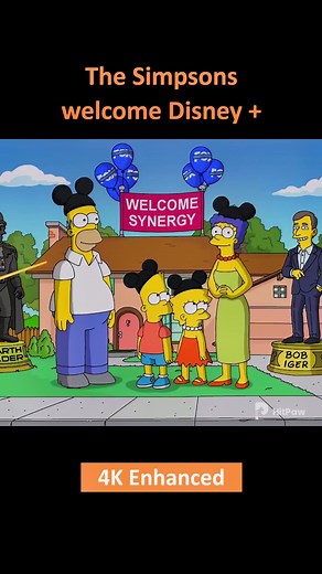 The Simpsons Join Disney in a Hilarious Crossover