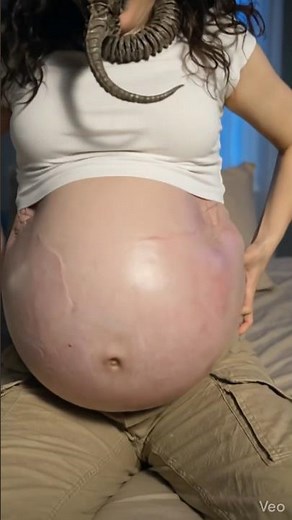 alien belly expansion #belly #bellybutton #abdomen #woman #body #trending #usa #baby