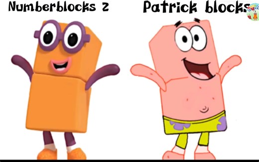 你们要的海绵宝宝版数字方块来啦 派大星 儿童趣味动画短片 Numberblocks + SpongeBob
