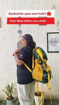 Trekking Essentials You Should NEVER Forget! #trekking #trekkingvlog #trek #packing #essentials