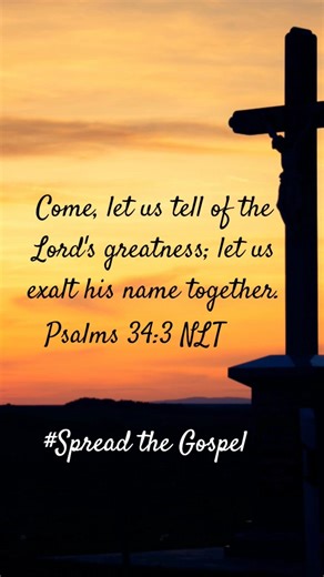 Spread the Gospel guys! It's extremely important and can help both you and others who listen