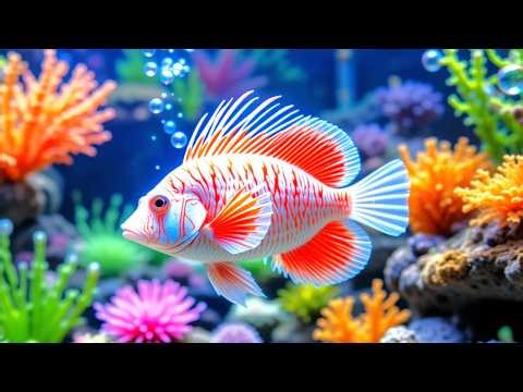Colorful Tropical Fish Aquarium 🐠 Relaxing 4K Underwater World
