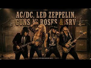 SRV, Guns N' Roses, AC/DC & Led Zeppelin | Hard Rock with Head-Banging Riffs | Tribute