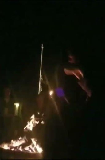 Fire dancer at a drum circle, #dancer, #drumcircle