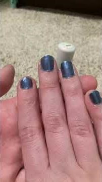 Swatching A 1990s Wet ‘n’ Wild Denim Blue Nail Polish!