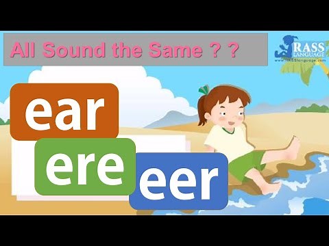 ear ere eer | Sound the Same? ｜3 Double Vowels| Go Phonics 4D Unit 25 | EFL
