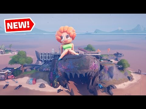 Fortnite New Map Changes - Shark island Ice Isle POI Location
