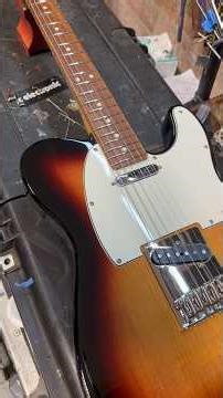 FENDER player Telecaster Setup Standard #drfretguitartech #fender #telecaster #bristol