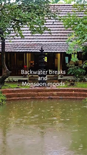 9.2K views · 116 reactions | When the world turns softer, slower, and more beautiful—just say hello to monsoon moods. [Kumarakom Lake Resort, Kerala, Luxury Retreat, Private Pool Villas, Vembanad Lake, Tranquil Escapes] #KumarakomLakeResort #PaulJohnResorts #PaulJohnHotels #Kumarakom #Kerala #GodsOwnCountry #LuxuryResort #Travel #SereneGetaway #LakefrontMemories | Kumarakom Lake Resort | Facebook