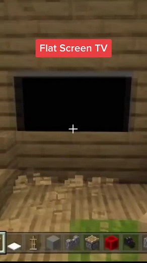 Create a Flat Screen TV in Minecraft!